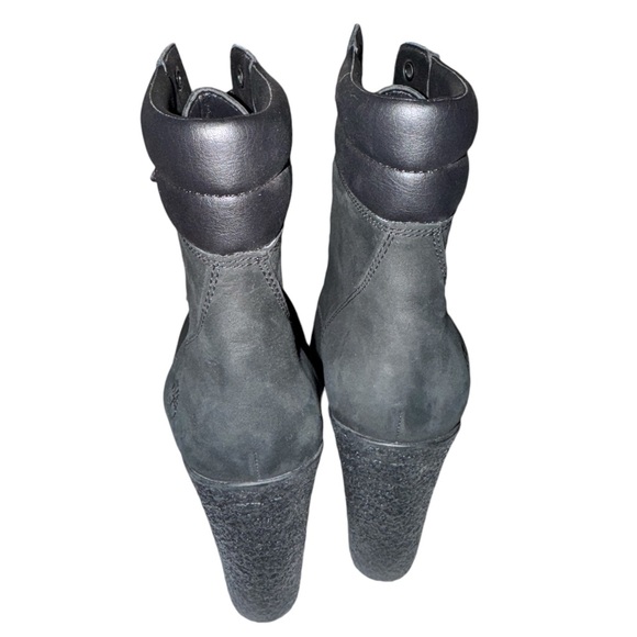 Timberland Black Lace-Up Tilson Ankle Boots EUC 9.5 - Picture 6 of 7